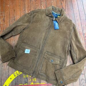 Ralph Lauren Tan Suede Shirt Jacket